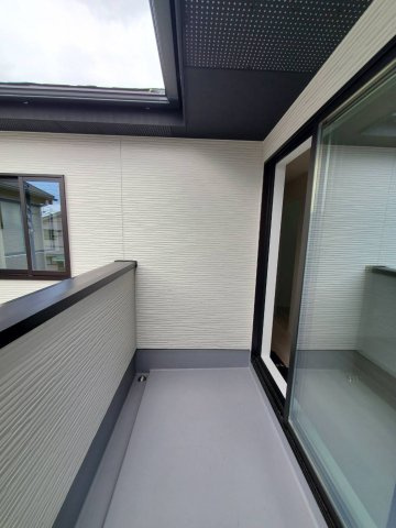三郷市　戸ケ崎1丁目　新築戸建　全4棟のバルコニー|お洗濯にも便利なバルコニー