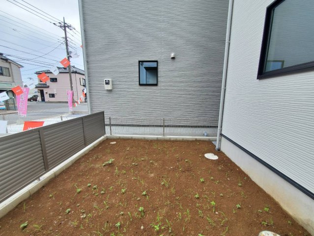 三郷市　戸ケ崎1丁目　新築戸建　全4棟の庭|お庭でゆったりと過ごせます