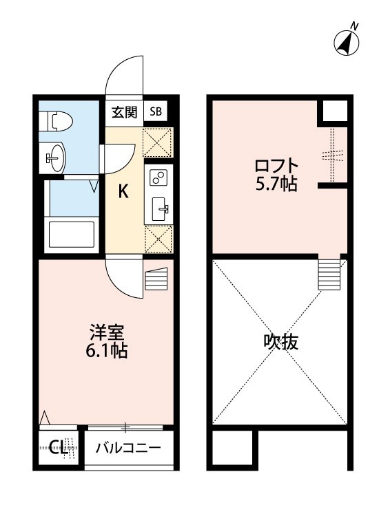 仲介手数料（賃料の1.10ヵ月）の50％OFF対象物件！の間取り
