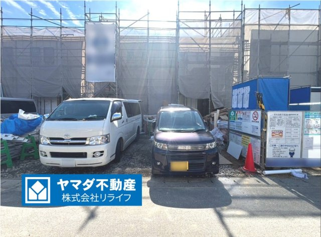 リーブルガーデン　一宮市浅野字長島　全4区画分譲の外観|「現地（2026年10月17日）撮影」　
■全体写真　
■ヤマダ不動産　株式会社リライフ　