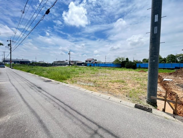 リーブルガーデン　一宮市浅野字長島　全4区画分譲の外観|「現地（2026年7月7日）撮影」　
■全体写真　
■ヤマダ不動産　株式会社リライフ　