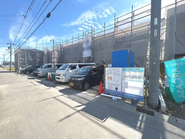 リーブルガーデン　一宮市浅野字長島　全4区画分譲の外観|「現地（2026年10月17日）撮影」　　
■全体写真　
■ヤマダ不動産　株式会社リライフ　