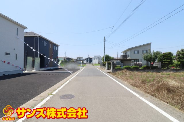 矢吹町小松第７　　　１号棟　　　善郷小学校、矢吹中学区の外観|北側前面道路