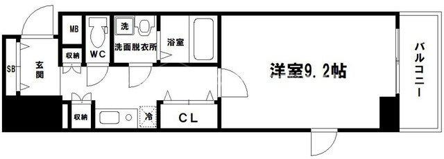 サムティ本町東レジックスの間取り