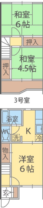 クレールY・Kの間取り