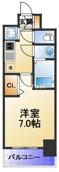 【間取り】 | プレサンス水都OKAWA