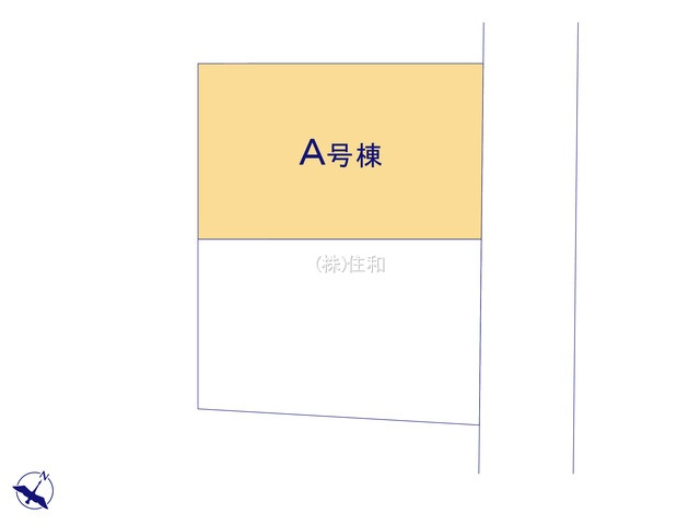 【新築分譲住宅】ふじみ野市上福岡4丁目の区画図