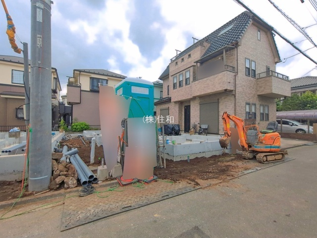 【新築分譲住宅】ふじみ野市上福岡4丁目の前面道路含む現地写真