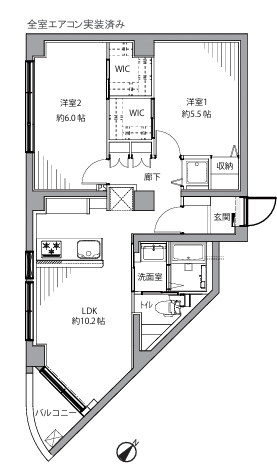 【間取り】 | シャンボール尾山台
