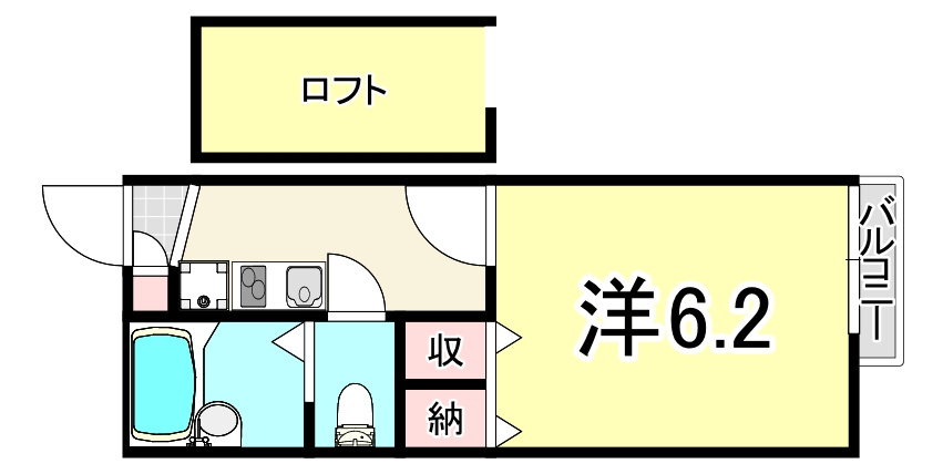 レオパレス秀の間取り