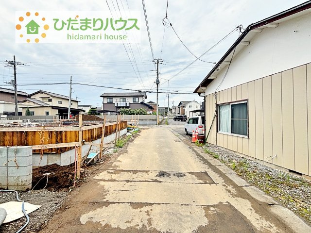 【前面道路含む現地写真】 | つくば市谷田部第24　新築戸建　3号棟 | 7/13撮影