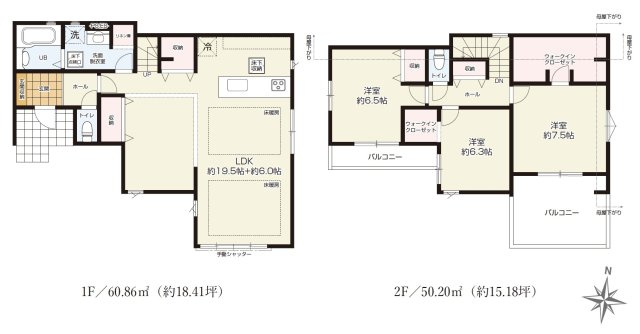 東村山市秋津町2丁目・全1棟　新築一戸建