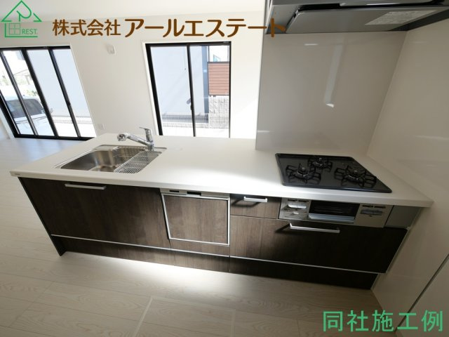 加古川市加古川町美乃利　　JR「加古川駅」徒歩18分のキッチン|同社施工事例