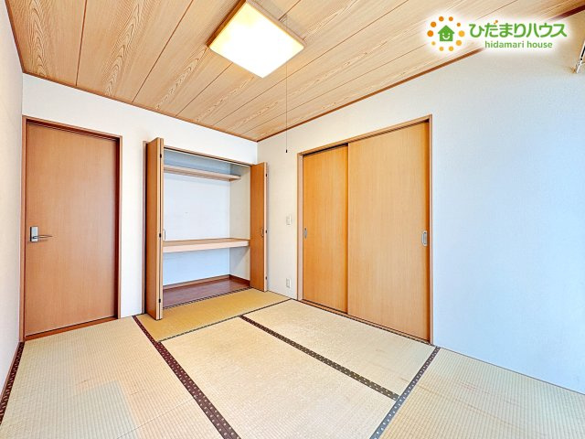 熊谷市上之　中古一戸建て　の和室|和室の収納は大容量！圧縮袋を使用すれば沢山の季節品を
収納可能です！おもちゃも沢山入ります！