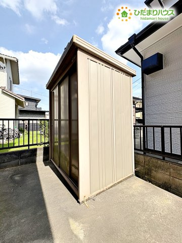 熊谷市上之　中古一戸建て　の設備|大型物置付！シーズンタイヤやご家族の趣味用品の収納に便利です！