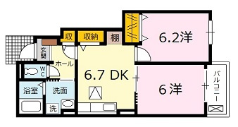 サクラの間取り