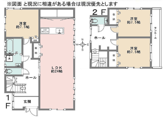 【間取り】 | 3LDKは、リビングダイニングキッチンと3つの居室がある間取り。ファミリー層に非常に人気の高い間取りで、広々としたリビングで家族団らんを楽しみ、個室でプライベートな時間も確保できるのが大きな魅力です。