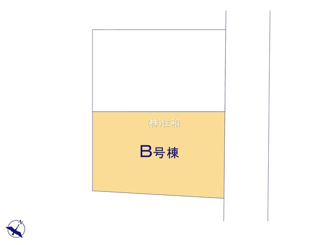 【新築分譲住宅】ふじみ野市上福岡4丁目の区画図