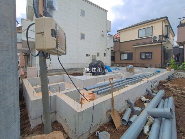 【新築分譲住宅】ふじみ野市上福岡4丁目の前面道路含む現地写真