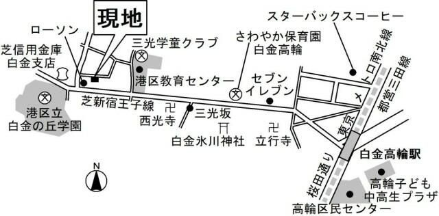 Ｒ　ｓｈｉｒｏｋａｎｅ　アールシロカネの地図