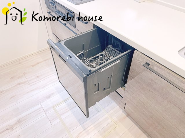 上尾市畔吉　新築一戸建てのキッチン|コンパクトなキッチンで掃除もラクラク