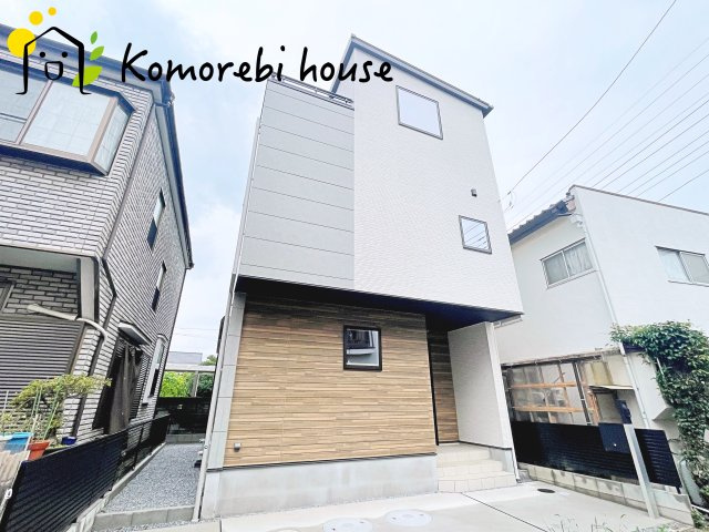 上尾市畔吉　新築一戸建ての外観|外はこのようになっています