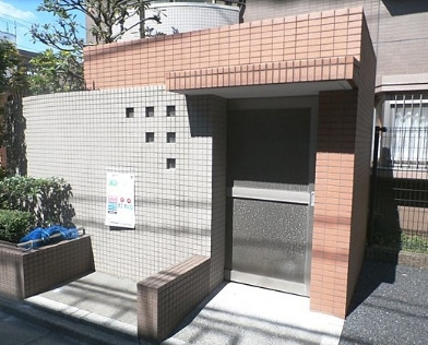 【その他共用部分】 | ティアヴェール | 敷地内ごみ置き場。