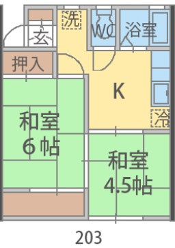 ドエルタカハシの間取り