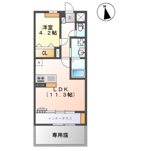 ソラーレ鳥栖の間取り