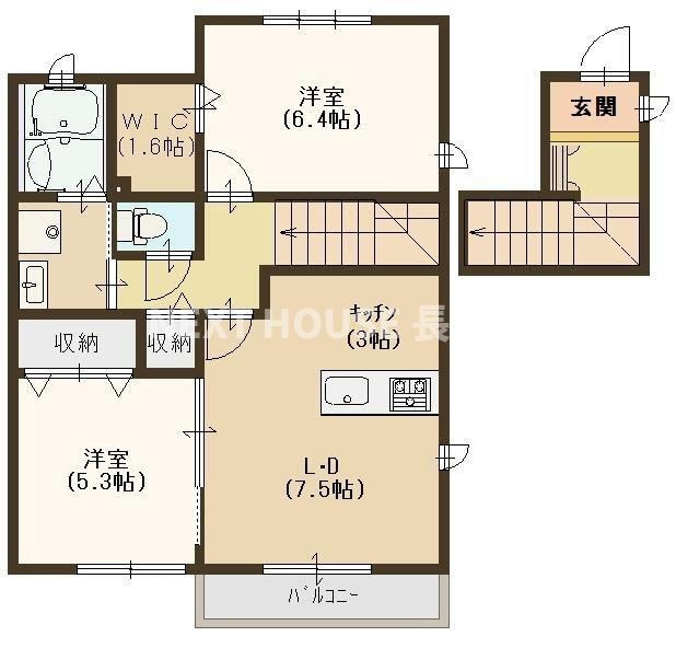 ラシーネ　シエンプレの間取り