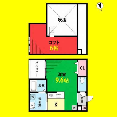 Win荒子(ウィンアラコ)　名古屋市賃貸　仲介手数料無料の間取り