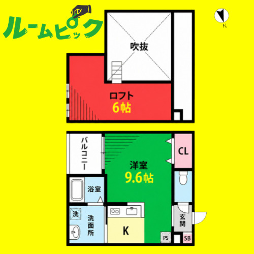 Win荒子(ウィンアラコ)　名古屋市賃貸　仲介手数料無料の間取り