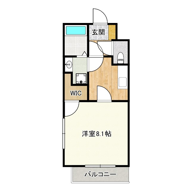 フロイデ姫路の間取り