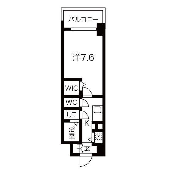 【間取り】 | ミラージュパレス難波クルヴァ