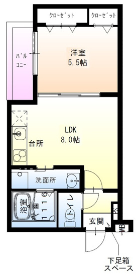 【間取り】 | フジパレス高石Ⅲ番館