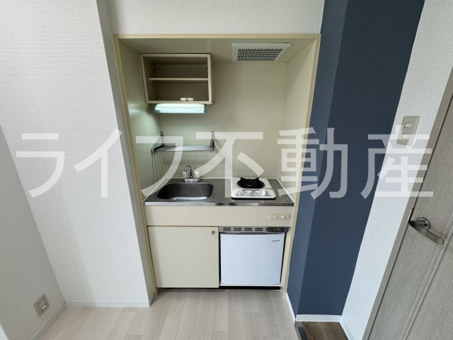 SENSE COURT森ノ宮のキッチン|コンパクトなキッチンで掃除もラクラク