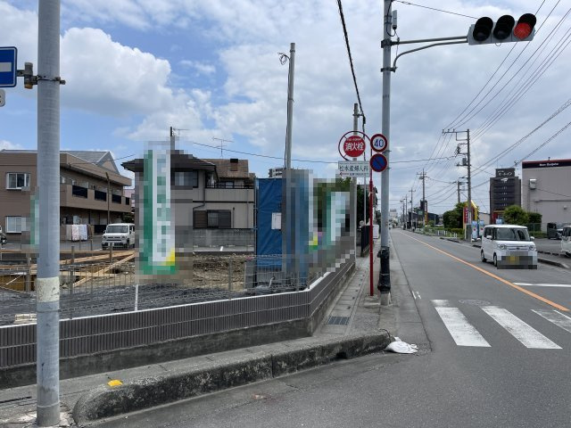 【前面道路含む現地写真】 | 本庄市南第2期　クライン　新築戸建　全2棟　1号棟 | 7/7撮影