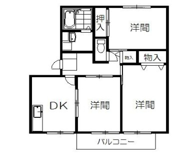 ハートホーム山本Ａの間取り