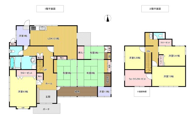 観音寺新町２丁目　中古住宅の間取り