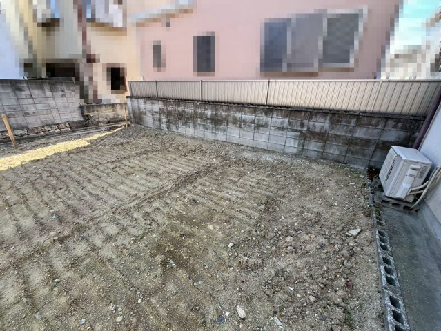 菩提　新築一戸建の外観|洗面室の横にランドリールームあります！使いやすい家事動線です♪家事のストレスが軽減されますね♪