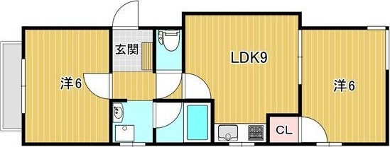 シティライフ帝塚山の間取り