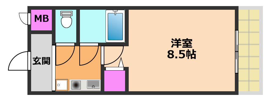 メゾンアイーシャの間取り