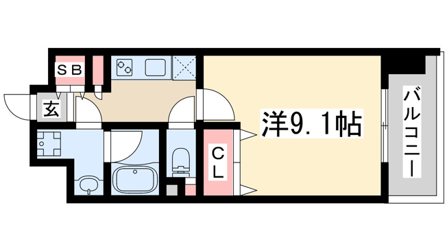 【間取り】 | パークフラッツ江坂