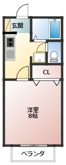 サン・friends大手の間取り