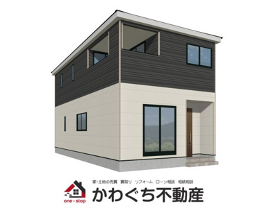 【外観パース】 | Cradle garden　南相馬市原町区南町第１　１号棟