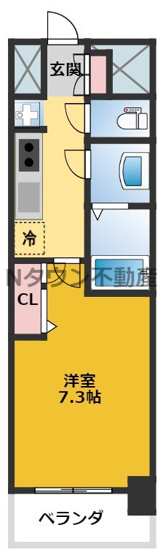 【間取り】 | プレサンス栄フェル | 間取りです。
