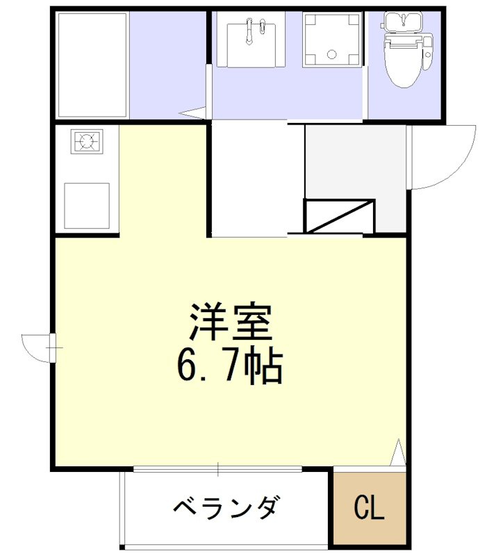 シャインメゾン長岡京の間取り