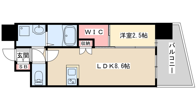 【間取り】 | セレニテ新大阪ミラク弐番館