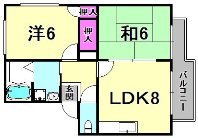 アフィニティの間取り