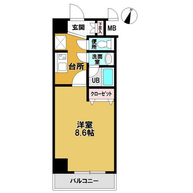 ナンカイパート１の間取り